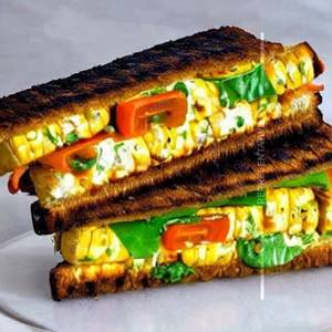 Veg Paneer Corn Grilled Sandwich