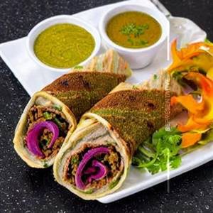 Wholewheat Mutton Seekh Roll