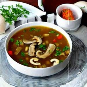 Mushroom Veg Clear Soup