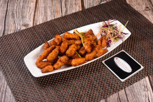 Crispy Chilli Baby Corn (half)
