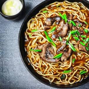 Buff Mushroom Noodles
