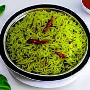 Jain Palak Rice