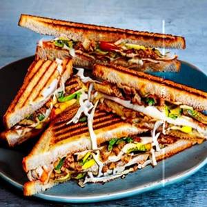 Mushroom Capsicum Cheese Grill Sandwich