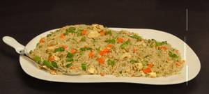 Burnt garlic chicken fried rice