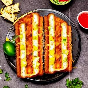 Capsicum Cheese Grilled Sandwich