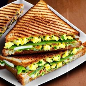 Scrambled Egg Grilled Sandwich