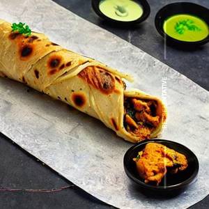 Chicken Malai Mushroom Roll       
