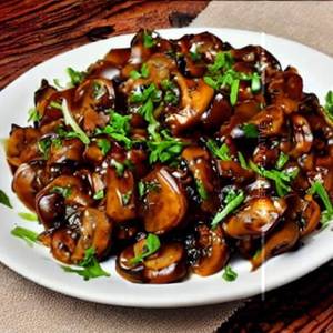 Mushroom Chilly.