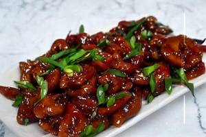 Chinese Chilli Mushroom Dry