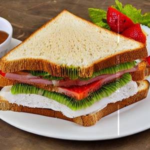 Fruit Plain Sandwich