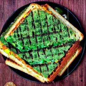 Palak Paneer Grilled Sandwich
