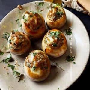 Stuffed Mushroom Garlic Pepper