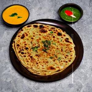 Egg Curry Paratha
