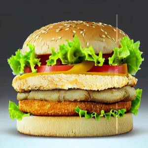Chicken Cheese Burger