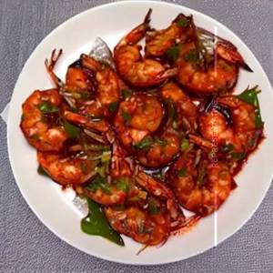 Prawn in Pepper Onion