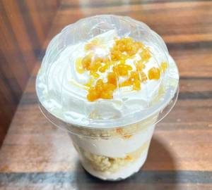 Butterscotch glass cake
