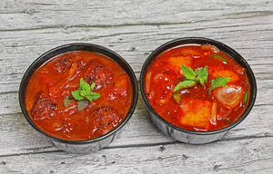 Manchurian Gravy With Cheese Chilli Gravy