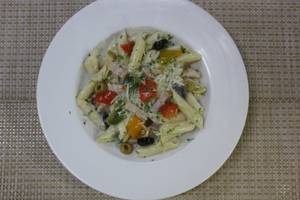 Chicken Penne Pasta In Alfredo Sauce