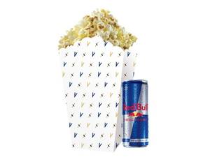 Regular Salted Popcorn & Red Bull Combo