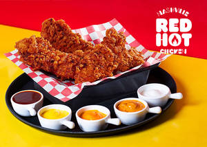 Red Hot Boneless Strips (3pcs)