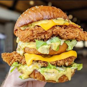 Double Decker Chicken Burger