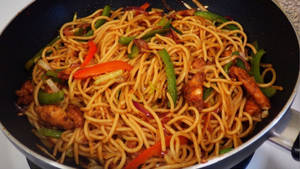 Chicken Manchurian Noodles