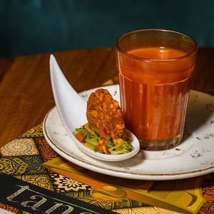 Kaffir Lime Roasted Tomato Rasama