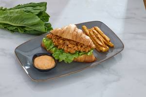 Peri Peri Chicken Croissant Sandwich