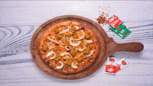 Chicken Keema Pizza Mania