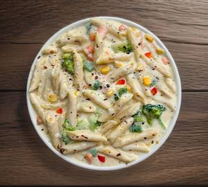 Su Creamy White Sauce Pasta [ In 500 Ml Bowl]
