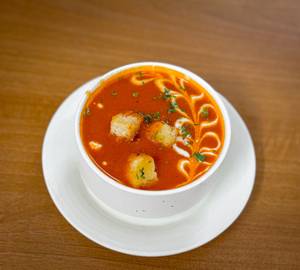 Cream of tomato soup                                           