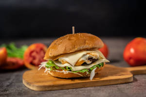 Beef Double Cheese Mega Zinger Burger