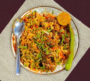 Special Mutton Tawa Biryani