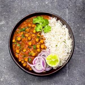 Chana Masala Rice Bowl