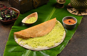 Ghee Green Miripudi Dosa - Special