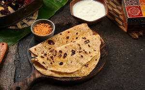 Chapati With Garlic Powder (2)