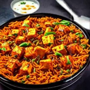 Chole Paneer Rice