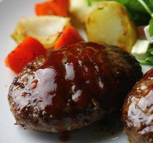Japanese Hambagu Steak [With French Fries]