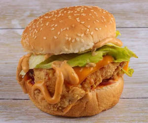 Chicken Kaleji Burger Bun