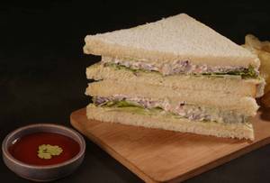 Veg Cold Sandwich ( White Bread)