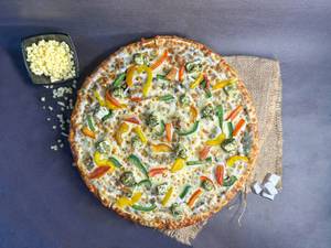 Whole Wheat Pesto Paneer Pizza - Large