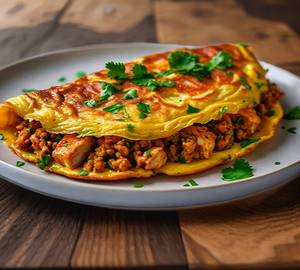 Chicken Keema Omelette