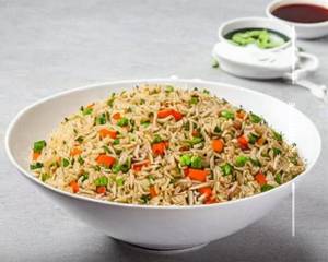 Veg garlic fried rice