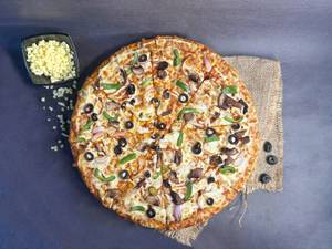 Whole Wheat Veg Chinese Schezwan Pizza - Large
