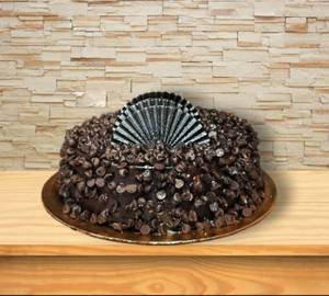 Eggless Loaded Chocolate Chips Cake [500 grams]
