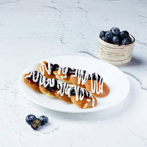 Blueberry Pancakes (6 Pcs)