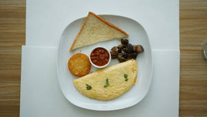 Chicken N Cheese Omlette