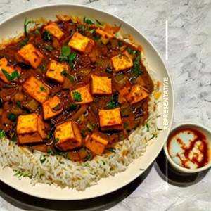 Matar Paneer Rice