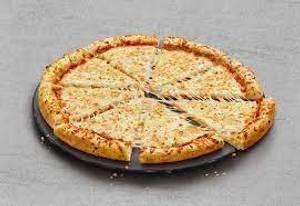 Plain cheese pizza