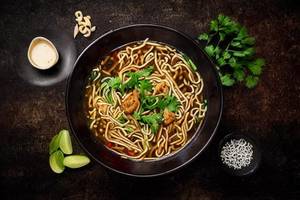 Chicken Chinese Noodles Soup
